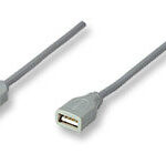 165211 Cable De Extensión USB, A Macho/ A Hembra, 1.8 M, Gris
