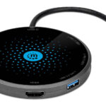 Docking Video USB C Pd A HDMI 3Xusb-A Manhattan 166560, Lect Tarjeta Carga Inalambrica, 166560