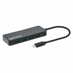 HUB USB-C MANHATTAN 168410 7 PUERTOS USB-A 3.2/COLOR NEGRO