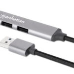 Hub USB Manhattan 168427 Combinado Con 4 Puertos Tipo A