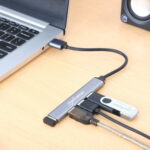 Hub USB Manhattan 168427 Combinado Con 4 Puertos Tipo A