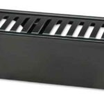 168458 Organizador Cables 19", Con Tapa Plastico