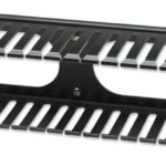 168458 Organizador Cables 19", Con Tapa Plastico