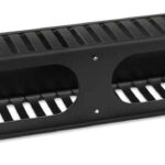 168458 Organizador Cables 19", Con Tapa Plastico