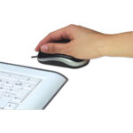 Mouse Optico Manhattan USB 177016 Negro/Plata