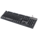 Teclado Gaming Manhattan 178457 USB Base Metalica LED Luces Multicolor