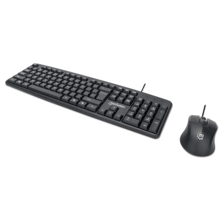 Kit Teclado Y Mouse Manhattan 178464 Alambrico/USB/Negro