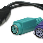 Adaptador Doble De Ps/2 A USB Manhattan 179027