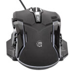 Mouse Optico Gaming 6 Botones 3 200Dpi Iluminacion LED Negro