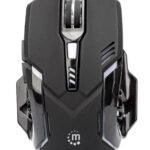 Mouse Optico Gaming 6 Botones 3 200Dpi Iluminacion LED Negro