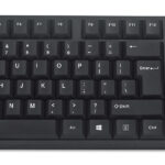 Teclado Alambrico Manhattan 179324 USB De 1.3 M/104 Teclas/Ingles/Color Negro