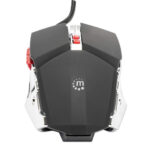 Mouse Gaming Optico LED 3200Dpi 7 Botones Color Negro-Plata Manhattan 179348