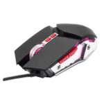 Mouse Gaming Optico LED 3200Dpi 7 Botones Color Negro-Plata Manhattan 179348
