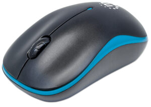 MOUSE OPTICO INALAMBRICO SUCCESS NEGRO/AZUL MANHATTAN 179416