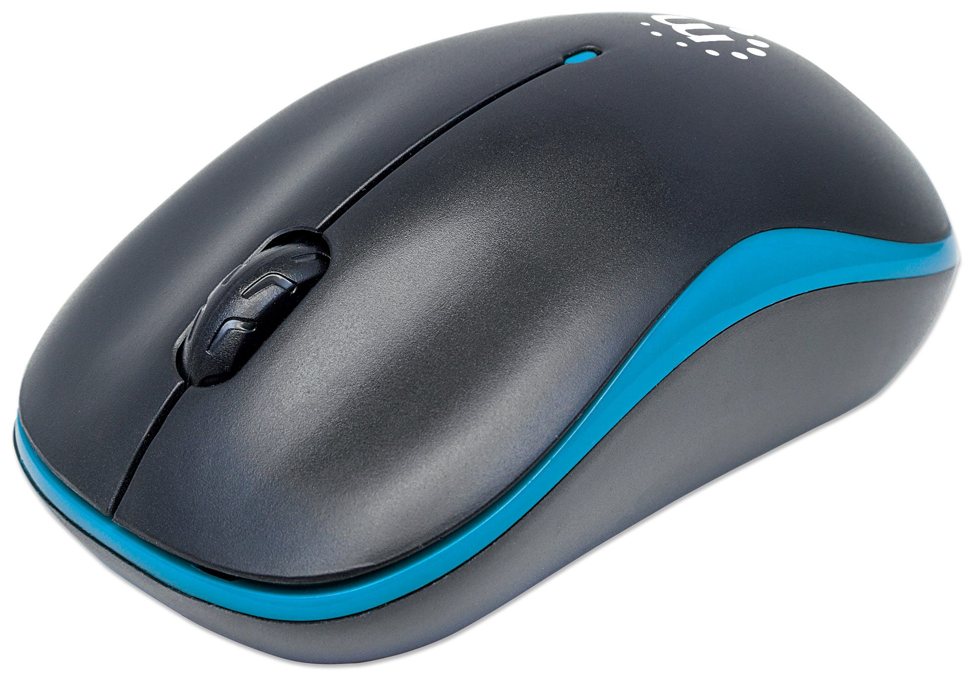 Mouse Optico Inalambrico Success Negro/azul Manhattan 179416