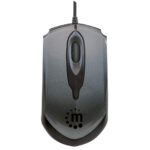 Mouse Optico USB Edge Manhattan 179423 Alambrico/1000 Dpi/Color Gris