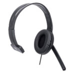 Audifono Monoaural USB Con Microfono Y Control De Volumen