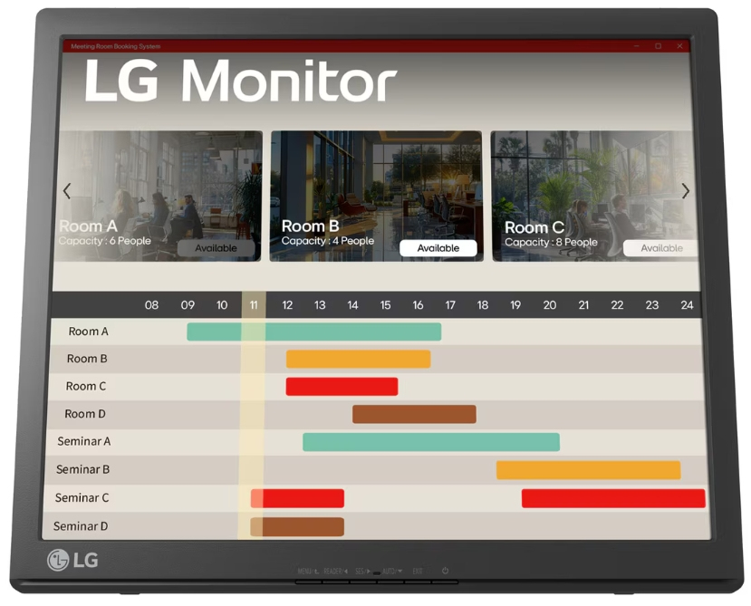Monitor 17" Lg 17br30t Lcd/panel Ips/hdmi/vga/usb/1280x1024/5ms/75hz/negro