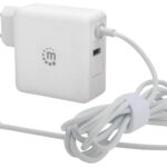 Cargador Universal USB-C Manhattan 180245 60W/Suministro De Energia Pd/Color Blanco