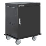 GABINETE CARRITO DE CARGA UVC 32 PUERTOS USB-A MANHATTAN 180313, 32 CONTACTOS COLOR NEGRO