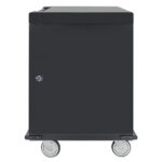 GABINETE CARRITO DE CARGA UVC 32 PUERTOS USB-A MANHATTAN 180313, 32 CONTACTOS COLOR NEGRO