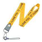 Correa Para Memoria USB Brobotix I Love U Amarilla - Amarillo