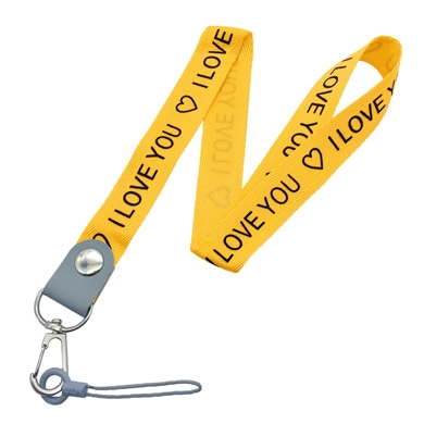 Correa Para Memoria USB Brobotix I Love U Amarilla – Amarillo