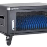 GABINETE DE CARGA MANHATTAN 181112 20 CONTACTOS DE CA/DISPOSITIVOS DE HASTA 15.6"/NEGRO