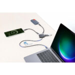 Hub USB-C 3.2 Con 4 Puertos 2 USB-A Y 2 USB-C 5Gbps