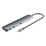 Hub USB-C V3.2 3 Ptos A 3 Ptos C Pd