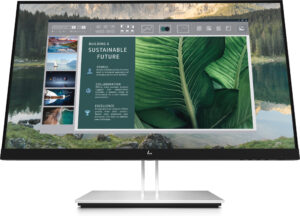 HP E24u G4 monitor de computadora 60.5 cm (23.8″) 1920 x 1080 Pixeles Full HD LCD Negro, Plata