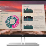 HP E27u G4 monitor de computadora 68.6 cm (27″) 2560 x 1440 Pixeles Quad HD Negro, Plata