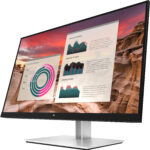HP E27u G4 monitor de computadora 68.6 cm (27″) 2560 x 1440 Pixeles Quad HD Negro, Plata