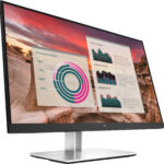 HP E27u G4 monitor de computadora 68.6 cm (27″) 2560 x 1440 Pixeles Quad HD Negro, Plata
