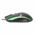Mouse Alambrico Manhattan 190206 1,500Dpi/4 Botones/USB/Iluminacion LED Rgb/Color Negro