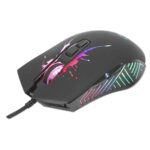 Mouse Alambrico/Gamer Manhattan 190220 7,200Dpi/7 Botones/Optico/USB-A/Iluminacion LED Rgb/Color Negro