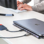 Docking USB-C 12Ptos HDMI DP Us B-C Con Pd USB-Ax3 RJ45 SD 3.5
