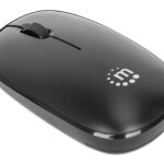 Mouse Inalambrico Manhattan 190312 1,200Dpi/3 Botones/Optico/USB-A/Color Negro