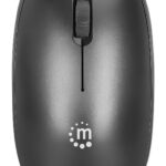 Mouse Inalambrico Manhattan 190312 1,200Dpi/3 Botones/Optico/USB-A/Color Negro