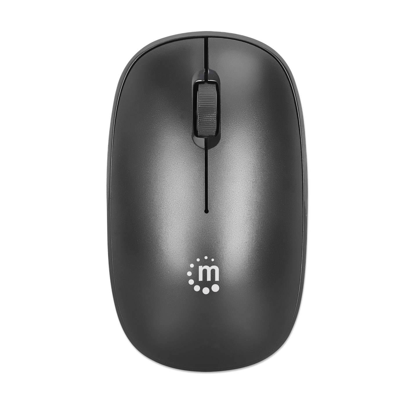 Mouse Inalambrico Manhattan 190312 1,200dpi/3 Botones/optico/usb-a/color Negro