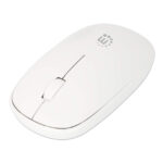 Mouse Inalambrico Manhattan 190329 1,200Dpi/3 Botones/Optico/USB/Color Blanco