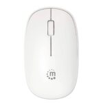 MOUSE INALAMBRICO MANHATTAN 190329 1,200DPI/3 BOTONES/OPTICO/USB/COLOR BLANCO