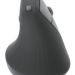 Mouse Inalambrico Vertical Manhattan 190336 1,600Dpi/6 Botones/Optico/Color Negro
