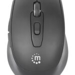 MOUSE INALAMBRICO MANHATTAN MW6200 1600DPI/6 BOTONES/2.4G/COLOR NEGRO/190343