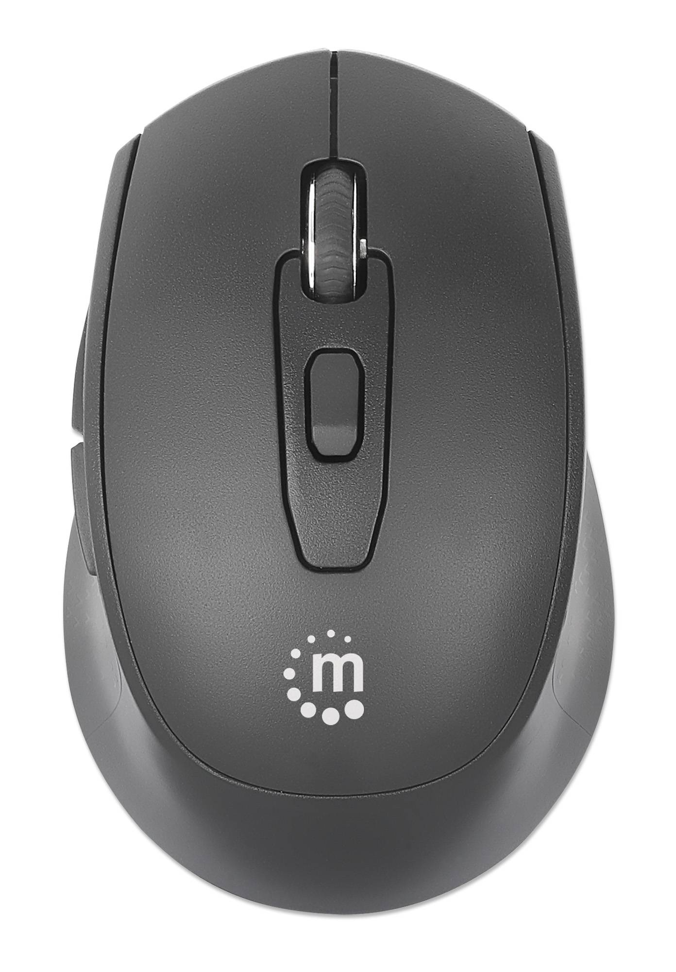 Mouse Inalambrico Manhattan Mw6200 1600dpi/6 Botones/2.4g/color Negro/190343