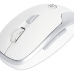 Mouse Inalambrico Manhattan Mw6185 1,600Dpi/6 Botones/Optico/Color Blanco/190350