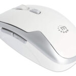 Mouse Inalambrico Manhattan Mw6185 1,600Dpi/6 Botones/Optico/Color Blanco/190350