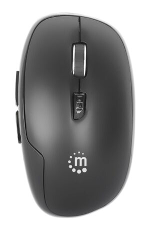 MOUSE INALAMBRICO MANHATTAN MW6185 1,600DPI/6 BOTONES/OPTICO/COLOR NEGRO/190367