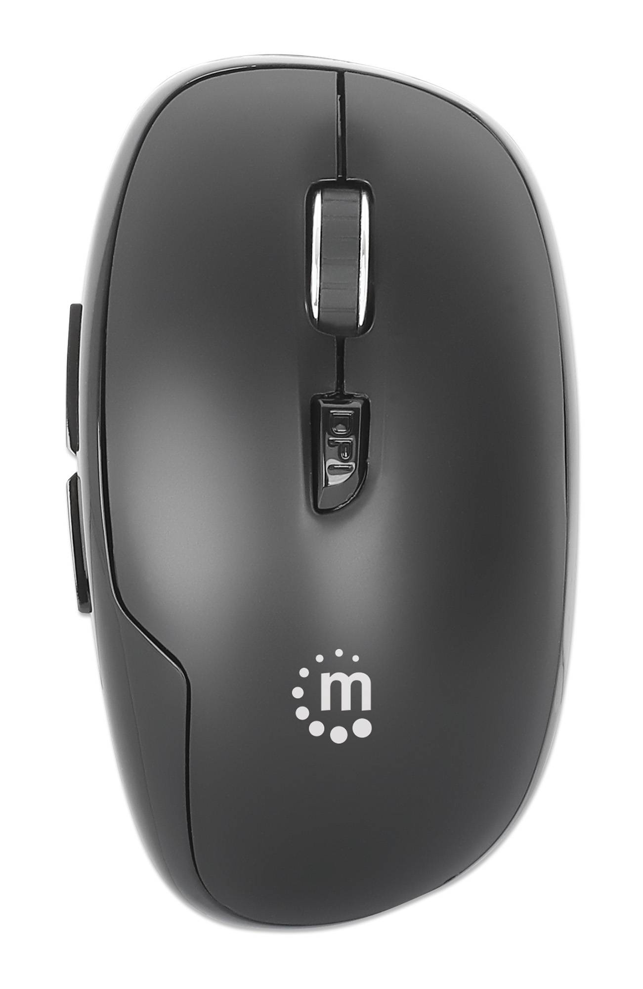 Mouse Inalambrico Manhattan Mw6185 1,600dpi/6 Botones/optico/color Negro/190367