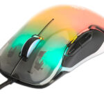 Mouse Inalambrico Manhattan 190381 12,800Dpi/7 Botones/Optico/USB-A/Luz LED Rgb Multicolor/Color Transparente